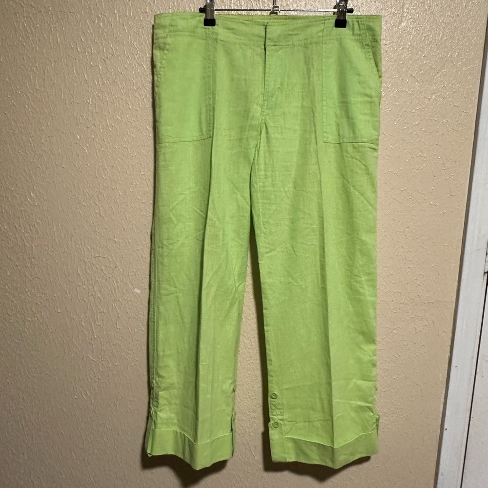 Lilly Pulitzer Linen &‎ Cotton Blend Pants Size Medium